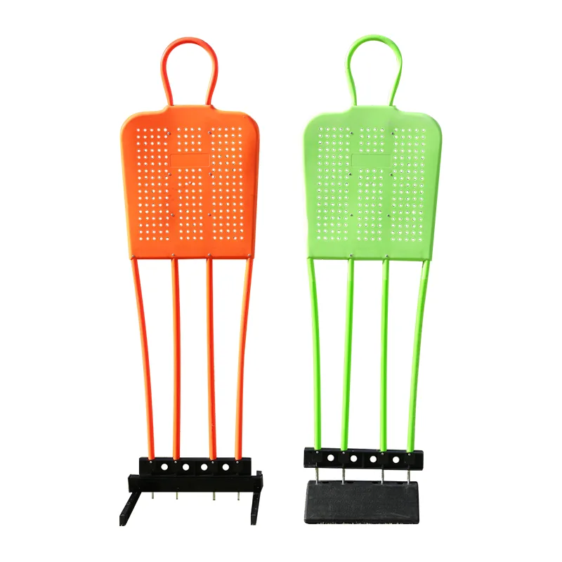 Manichino da calcio da allenamento con base in gomma